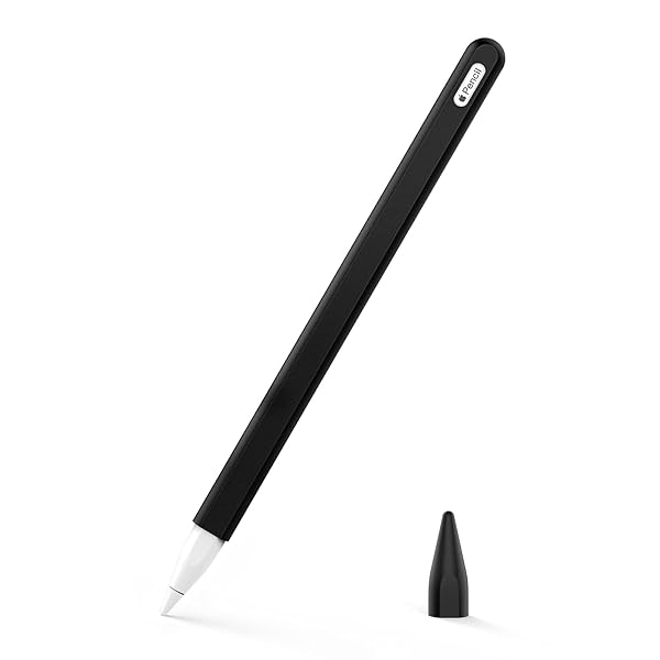 Apple Pencil ケース 第2世代専用 アップルペンシルカバー ペン先保護キャップ付き 吸着充電対応 握りやすい 滑り止め iPencil 2 カバー 落下防止 全面保護 iPad air5 2022 / iPad air4 2020 /