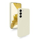 Galaxy S22 ケース MagSafe対応 グネット搭載 内蔵磁気充電 SC-51C SCG13 カバー シリコン ギャラクシーS22 スマホケース 耐衝撃 薄型 軽量 マット感 指紋防止 ストラップホール付き (ホワイト)