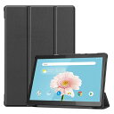 For Lenovo Tab M10 TB-X505F / TB-X605F 10.1 インチ ケース タブレット 三つ折りスタンド 高級PU レザー 耐衝撃 ...