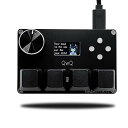 SayoDevice O3C++ OSUキーボード ラピッドトリガーホールスイッチ 磁気リニアスイッチキーボード ノブとスクリーン付き、コピーペースト、ショットカット、マクロホットスワップミニキーパッド(ブラック)(2)