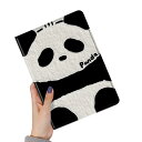 パンダちゃん iPadPro12.9 第6/5/4/3世代 ケース 2024/2025 iPadAir13インチ M3 M2 ケース 可愛い イラスト パンダ 動物 アイパッド カバー 印刷 プリント ブック式 手帳型 オリジナル,柄A(2)