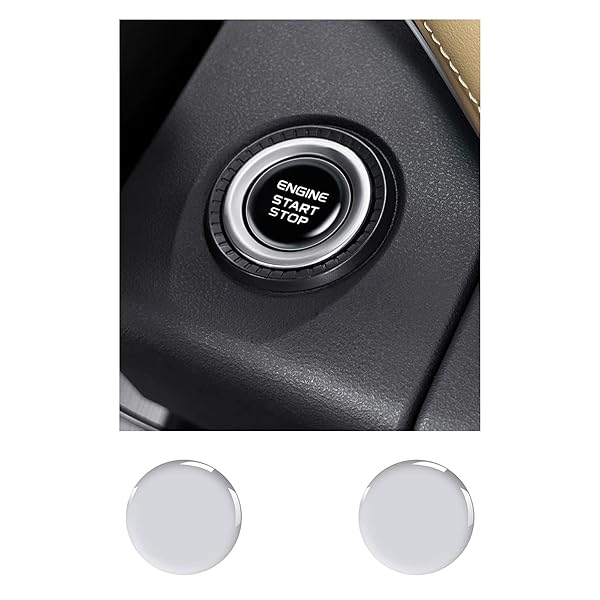 エンジンスタート ボタン スイッチカバー ランディ 90系 2022~ に適応 車 スタートボタンカバー エンジンスタートリング ストップカバー 透明