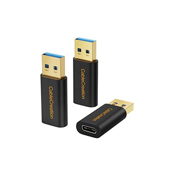 USB Type C to USB 3.0アダプタ, 【3個入り】Type 3.0 - Type C変換コネクタ データ転送 アダプタ USB-A対応コンバーター、ラップトップ、壁充電器、iPhone 15、iPhone15Pro Max、Ocul