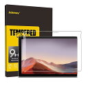 Microsoft Surface Pro 7/7+ ガラス保護フィルム 12.3inch 精度型【9H硬度 高透過 指紋防止 気泡防止】1904/1866モデル(2)
