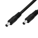 dc電源ケーブル 5.5x2.1mm プラグ オス-オス プラグ電源供給ケーブル DVR CCTVカメラ用 長さ1m 2個セット(M/M)