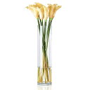 花瓶 ガラス,透明,高さ40cm,おしゃれ花器,リビング、寝室、オフィスなどの装飾に適しています
