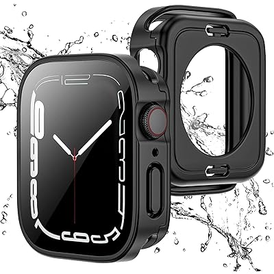 y2 in 1 SʕیzApple Watch p hP[X 41mm AbvEHb` Jo[ pGbWfUC ی AbvEHb` Series 9/8/7 Jo[ KXtB ̌^ d\ PCۑf ̌^Jo[wʃJo[