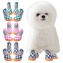 PET 小型犬 中型犬 犬靴 犬用シューズ ペットブーツ ドッグウェア メッシュ ひんやり 軽い 脱げない 肉球保護 滑り止め 汚れ防止 通気性 マジックテープ...