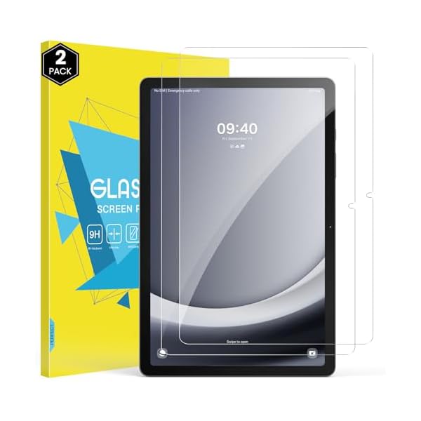 Galaxy Tab A9+ 11 2023 ガラスフィルム 2枚セット Galaxy Tab A9 Plus 11インチ 強化ガラス保護フィルム 3D全面保護 硬度9H 高透過率 気泡レス 耐衝撃 飛散防止 貼り付け簡単 指紋防止 透明