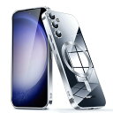 Galaxy S24 用ケース クリア メッキ加工 ワイヤレス充電 軽薄型 TPU ソフト ギャラクシー S24 ウルトラ 用スマホケース 耐衝撃 米軍MIL規...