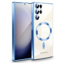 Galaxy S24 Ultra 用ケース クリア メッキ加工 ワイヤレス充電 軽薄型 TPU ソフト ギャラクシー S24 ウルトラ 用スマホケース 耐衝撃 ...