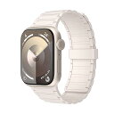 for AppleWatchバンド マグネットシリコン 49/46/45/44/42/41/40mm アップルウォッチベルトSeriesUltra2/Ultra/10/9/8/7/6/SE/SE2/5/4 (スターライト、42mm/41mm/40mm