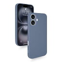iPhone 16 Plus ケース シリコン 耐衝撃 カバー 軽量 薄型 柔軟 アイフォン16Plus スマホケース レンズ保護 ワイヤレス充電 マット質感 指紋防止 擦り傷防止 落下防止 滑り止め ストラップホール付き (グレー)