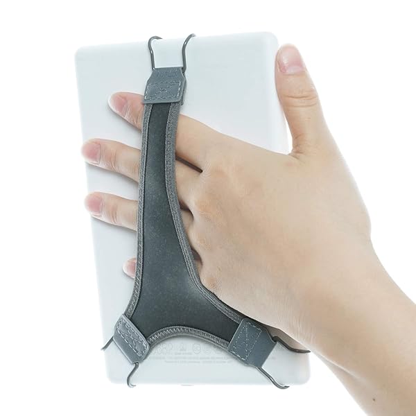 ハンドストラップ ホルダー フィンガーグリップ ソフトPU付き Kindle Eリーダー対応 - Kindle e-Reader 6インチ / Kindle Paperwhite/Kindle Voyage/Kindle Oasis/Nook Glo
