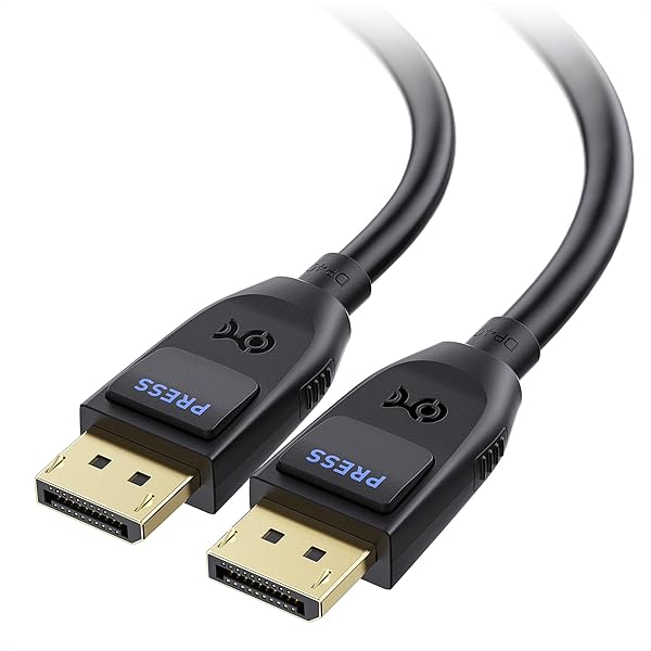 【VESA認証済み】 40Gbps DisplayPort 2.1 ケーブル - 2m、DP40 8K 120Hz / 4K 240Hz対応、ゲームモニター、PC、RTX 4080/4090/RX 7900など用の FreeSync、G-SYNC、H