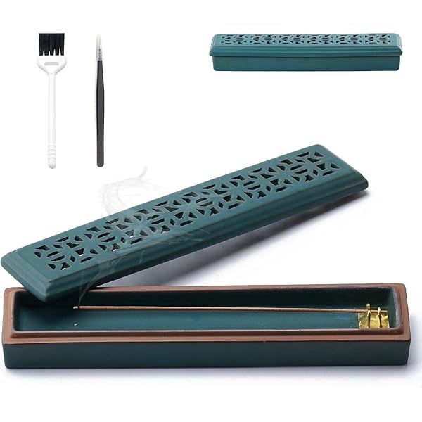 お香立て 横置き 安全 おしゃれ 陶器製 香炉 携帯用 線香立て 書斎 瞑想 寝かせる 供養 仏壇 茶道 用品..