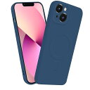 iPhone 14 MagSafe対応 シリコン ケース イフォン 14 マグネット搭載 ワイヤレス充電 スマホケース 耐衝撃 全面保護 ストラップホールバンパー いpほね14 人気 薄型 いphone カバー ネイビーブルー