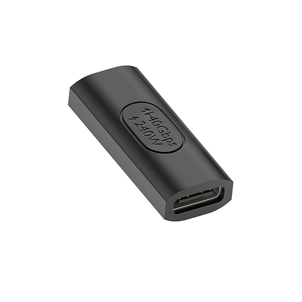 USB-C 中継アダプタ, 40Gbps USB Type-c 中継アダプタ、240W USBタイプCメスからメスアダプター、8K@60Hz対応、type-c 延長コネクタ、PlayStation 5、Xbox Series X、Dell XPS、M