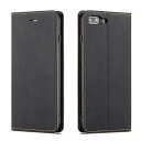 iphone 7 plus ケース iphone 8 plus ケース 手帳型 高級PUレザー 皮革 TPU バンパー カード収納 スタンド機能 内蔵マグネット...