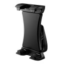 ipad 三脚 ホルダー タブレットホルダー スマホスタンド 三脚/一脚雲台に取付用ネジアダプター 1/4-20UNC ネジタイプ 自立可能 360度回転角度 ...