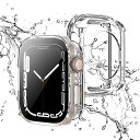 y2 in 1 SʕیzApple Watch p hP[X 44mm AbvEHb` Jo[ pGbWfUC ی AbvEHb` Series SE/6/5/4 Jo[ KXtB ̌^ d\ PCۑf ̌^Jo[w