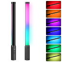 LEDビデオライト 360°RGB撮影用ライト ハンドヘルドライト 2500-9000K色温 2600mAh Type-C充電式 20種FXモード 無段階調光 バーライト 撮影照明ライト 1/4インチネジ穴付き 高輝度 商品撮影/LEDスタジオ撮影/