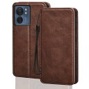 Motorola Edge 40 ケース 手帳型 モトローラ エッジ 40 スマホケース レザー カード収納 内蔵マグネット式 ブラウン