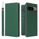 Pixel9 pro ケース Pixel9 ケース ピクセル9 ケース 手帳型 本革 ストラップ Google グーグル スマホケース docomo au 耐衝撃 カバー SoftBank カード収納 スタンド機能 レザー -グリーン