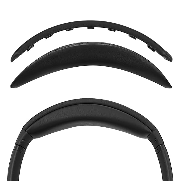 ヘッドバンド 互換性 ヘッドホンヘッドバンドプロテインレザーパッド ボーズ Bose QC45/ QC35IIGaming/ QC35 II/QCSE 対応 交換用 (黒)