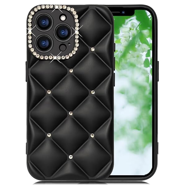 スマホケース 対応 iPhone 11 Pro Max ケース かわいい キラキラ ブリンブリン 菱形 凹凸 ストーン ハードかばー 薄型 軽量 女性人気 キャラクター 滑り止め 指紋防止 ストラップホール付き 衝撃吸収 アイフォン11プロマックス