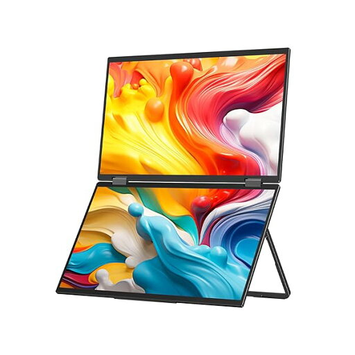 MDSA156 折り畳み式デュアルモバイルモニター 15.6インチ 16:9 LCD デュアルディスプレイ 170°広視野角 1920*1080 WindowsとMacOS対応 USB-C HDMI 接続 4 種類表示モード対応 MDSA156 折り畳み式デュアルモバイルモニター 15.6インチ 16:9 LCD デュアルディスプレイ 170°広視野角 1920*1080 WindowsとMacOS対応 USB-C HDMI 接続 4 種類表示モード対応