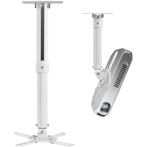 汎用天吊り金具 プロジェクターマウント プロジェクター・ブラケット 壁掛けブラケット プロジェクターホルダー 汎用天吊りブラケット360度回転可能 耐荷重13.6KG 各社対応 オフィス/家庭用 PR05W 汎用天吊り金具 プロジェクターマウント プロジェクター・ブラケット 壁掛けブラケット プロジェクターホルダー 汎用天吊りブラケット360度回転可能 耐荷重13.6KG 各社対応 オフィス/家庭用 PR05W