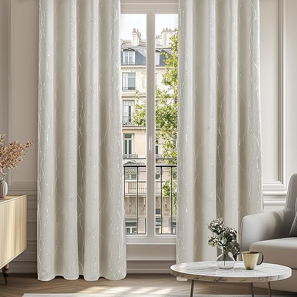 遮光 ドレープカーテン 幅100cm丈178cm ライトベージュ 銀箔プリント 点線柄 断熱 遮熱 防音 節電対策 ..