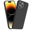iphone14 ProMax ケース シリコ 耐衝撃 いphone14 ProMax スマホケース ストラップホール付き 人気 可愛い カバー (ブラック)
