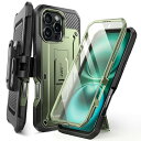 iPhone 16 Pro Max ケース 6.9インチ 2024 全面保護 縦横両対応 耐衝撃性 米軍事規格取得 両面カバー 保護フィルム付き 腰かけクリップ付き 防塵 スタンド・リング機能 スポーツ UBProシリーズ