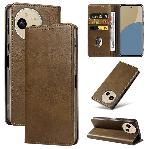【AQUOS Sense9 用 ケース 手帳型】マグネット式 アクオスセンス9 ケース 手帳型 SH-53E SHG14 SH-M29 スタンド機能 アクオスセンス9 カバー カード収納 aquos sense9ケース 携帯カバー アクオスセンス9ケ