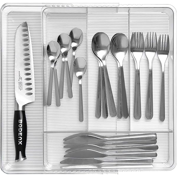 引き出し用伸縮式カトラリートレー スライド式 カトラリーケース 引き出し収納 キッチン収納 小物収納 ..