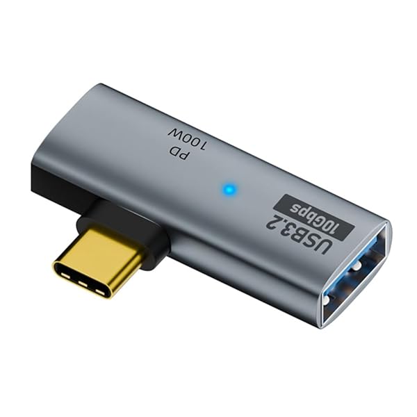 10Gbps USB-C Type-C to USB 3.0ソケット OTG & 100W PD電源アダプタ ラップトップ・タブレット・フォ..