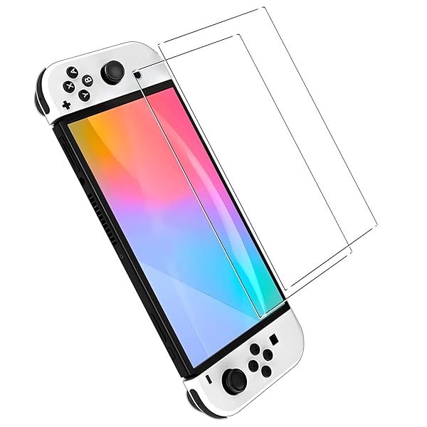 対応 Nintendo Switch 有機EL モデル フイルム 【2枚セット-国産AGC旭硝子 - 高 品質 】 対応 Nintendo Switch 有機EL モデル OLED ガラスフイルム 液晶 保護フィルム 強化ガラス シール さらさら ケ