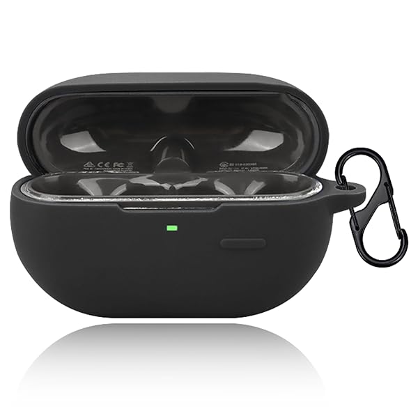 For SOUNDPEATS CC/SoundPeats PearlClip ケース カバー SOUNDPEATS CC/SoundPeats PearlClip シリコン保護ケース 充電便利 全面保護 紛失防止 滑り止め 軽量 キズ防止 スリム