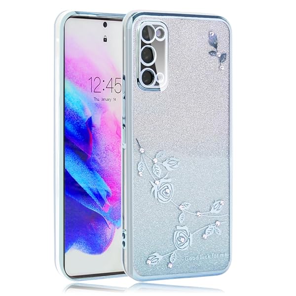 スマホケース 対応 Galaxy s20 ケース SC-51A/SCG01 カバー メッキ加工 花柄 ソフトケース TPU 薄型 お..