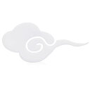 神棚 雲 天井に貼る 雲シール 神棚 ・ 神殿の神具 仏壇 貼ってはがせる アクリル 祥雲『雲型』文字 両面テープ付き 幅30cm×縦13cm 大きめサイズ 存...
