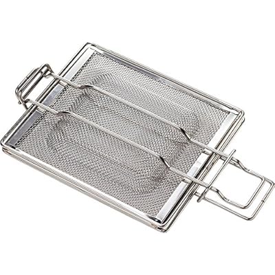 ホットサンドメーカー オーブントースター用 グリル用 両面焼き対応 網 簡単 レシピ付き ホットサンドトースター 網 ホットサンド2枚用 日本製 ステンレス鋼 厚さ調節 GK-HS