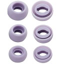 イヤーピース イヤーチップ イヤホンカバー Galaxy Buds Pro用 交換用シリコン製イヤーピース SM-R190NZVAXJP用 S/M/L 3ペアセット バイオレット(Violet)