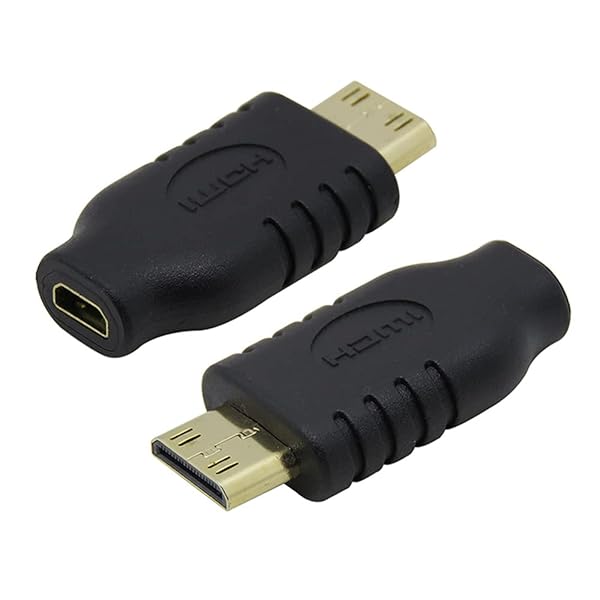タイプDソケットマイクロHDMIメスTOタイプCミニHDMI 1.4オスコンバータアダプタ