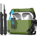 自動ポップアップケース AirPods Pro (第 2 世代/第 1 世代) 対応 安全ロッククリップ付き、AirPods Pro (2022/2019) 用...