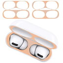 AirPods pro ダストガード airpods pro(2019)シール金属汚れ防止 エアーポッズ プロ エアーポッズ ガードカバー 極薄18K メッキ ...