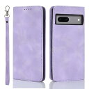 Google Pixel 7 ケース グーグルピクセル7 ケース グーグル スマホケース docomo pixel 7 手帳型 au ストラップカバー ドコモ グーグル SoftBank 耐衝撃 カード収納 レザー スエードの質感-パープル
