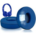 冷却ジェル パッド イヤーパッド Beats Solo 2 & Solo 3 Wireless (B0534/A1796) 用 交換パッド ヘッドパッド ノイズアイソレーション 高密度フォーム 厚手パッド 冷感 ‐ ブルー