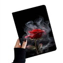2025 iPad A16 11インチ ケース 花柄 可愛い 2022 iPad 10世代 10.9インチ ケースレディース イラスト 柄付き フラワー オート...